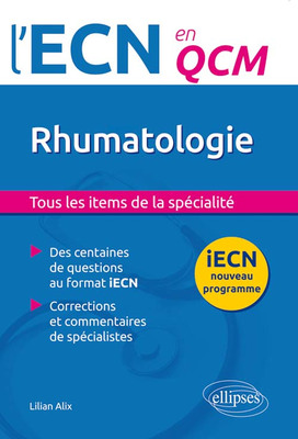 Rhumatologie - ELLIPSES - L'ECN en QCM - Alix LILIAN