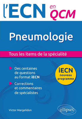 Pneumologie - ELLIPSES - L'ECN en QCM - Victor MARGELIDON