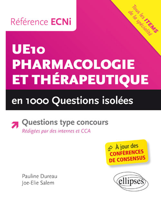 Pharmacologie - ELLIPSES - Référence ECN - Pauline DUREAU, Jo-Elie SALEM