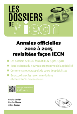 Annales officielles 2012 à 2015 - ELLIPSES - Les dossiers de l'iecn - Alban DEROUX, Nicolas SIMON, Nicolas CUVIER