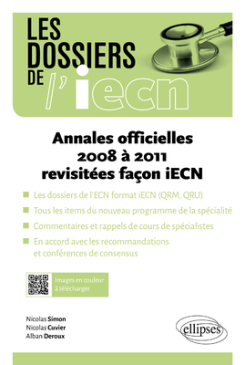 Annales officielles 2008 à 2011 - ELLIPSES - Les dossiers de l'iecn - Alban DEROUX, Nicolas SIMON, Nicolas CUVIER