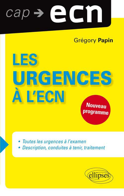 Les urgences à l'ECN - ELLIPSES - Cap ECN - Grégory PAPIN