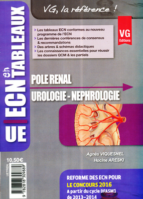 Pôle rénal - VERNAZOBRES-GREGO - UE ECN en tableaux - A.VIQUESNEL