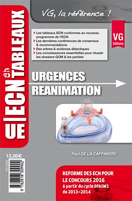 Urgence Réanimation - VERNAZOBRES-GREGO - UE ECN en tableaux - P.CAFFINIÈRE