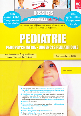 Pédiatrie Pédopsychiatrie Urgences pédiatriques - VERNAZOBRES-GREGO - Dossiers passerelle ECN - Julia VERGIER