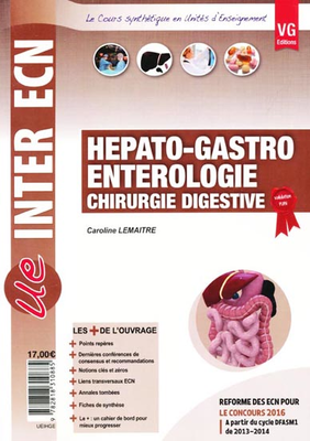Hépato-gastroentérologie - VERNAZOBRES-GREGO - UE Inter ECN - Caroline LEMAITRE