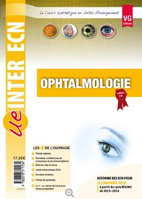 Ophtalmologie - VERNAZOBRES-GREGO - UE Inter ECN - Participation de Arnaud PAYEROLS, Collectif