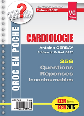 Cardiologie - VERNAZOBRES-GREGO - QROC en poche - Antoine GERBAY