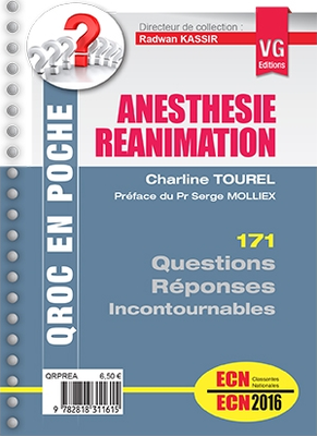 Anesthésie Réanimation - VERNAZOBRES-GREGO - QROC en poche - Charline TOUREL