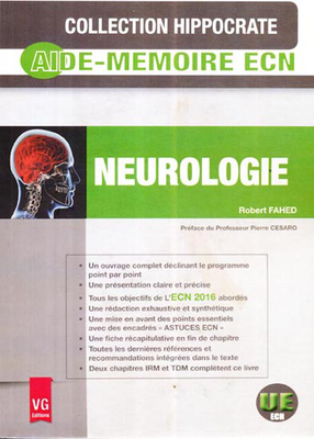 Neurologie - VERNAZOBRES-GREGO - Hippocrate - Robert FAHED