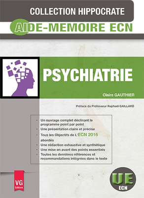 Psychiatrie - VERNAZOBRES-GREGO - Hippocrate - Claire GAUTHIER