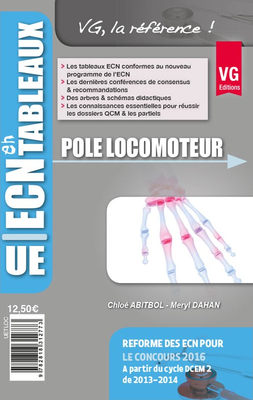 Pôle locomoteur - VERNAZOBRES-GREGO - UE ECN en tableaux - Chloé Abitbol, Meryl Dahan
