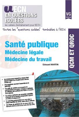 Santé publique - VERNAZOBRES-GREGO - UECN en questions isolées - Edouard MARTIN