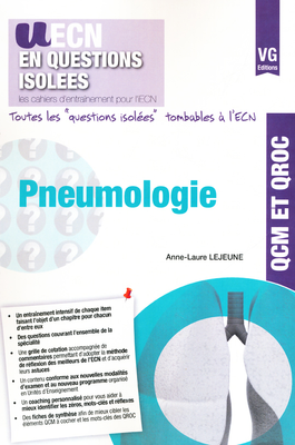 Pneumologie - VERNAZOBRES-GREGO - UECN en questions isolées - Anne-Laure LEJEUNE