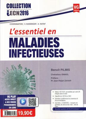 L'essentiel en maladies infectieuses - VERNAZOBRES-GREGO - iECN 2016 - COLLECTIF
