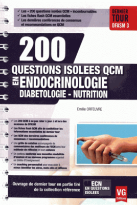Endocrinologie - VERNAZOBRES-GREGO - 200 questions isolées en QCM - COLLECTIF