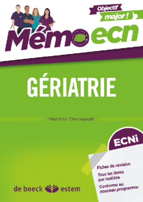 Gériatrie - ESTEM / VUIBERT - Mémo ECN - Marlène CHERRUAULT